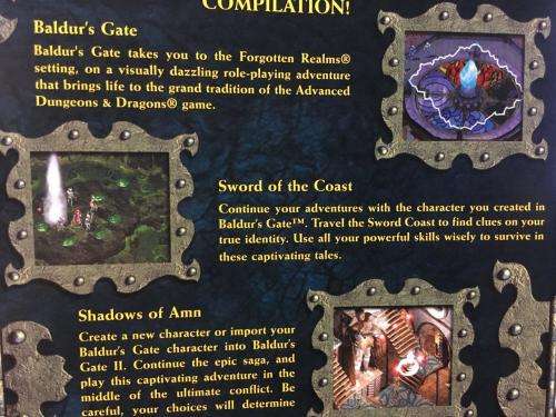 PC - Baldurs Gate 4 in 1 Box Set