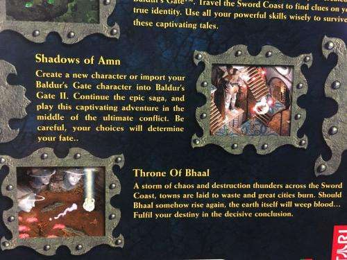 PC - Baldurs Gate 4 in 1 Box Set