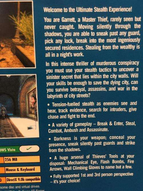 PC - Thief Deadly Shadows