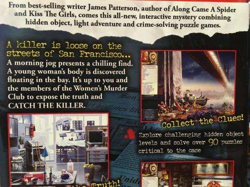 PC - James Patterson Women's Murder Club Death In Scarlet - Hidden Object Game