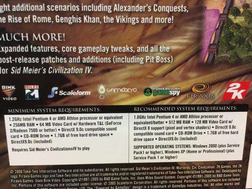 PC - Sid Meyer`s Civilization IV Warlords Expansion P (Requires Sid Meyer`s Civilization IV to play)