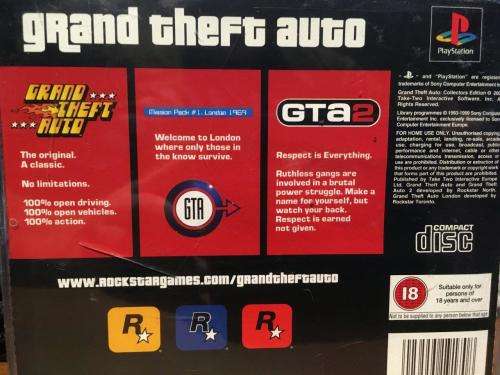 PS1 - Grand Theft Auto Collectors' Edition (Box Only)