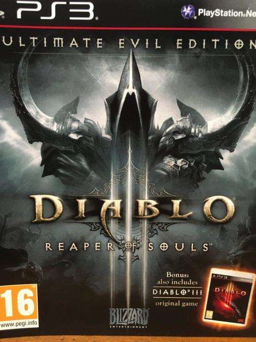 PS3 - Diablo III Reaper of Souls Ultimate Evil Edition