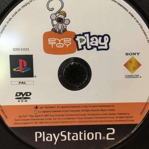 PS2 - Eye Toy Play (Disc Only)