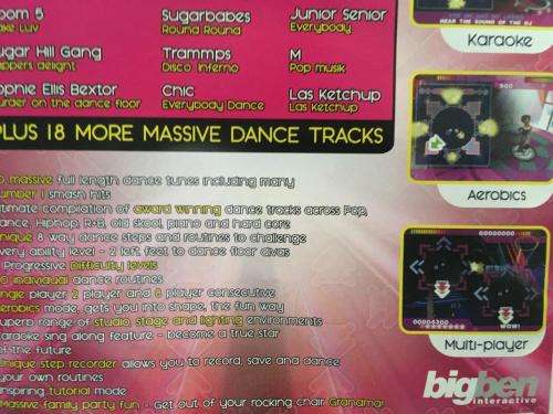 PS2 - Logic 3 Dance Mat + Dance UK Game (Boxed)