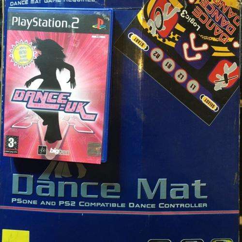 PS2 - Logic 3 Dance Mat + Dance UK Game (Boxed)
