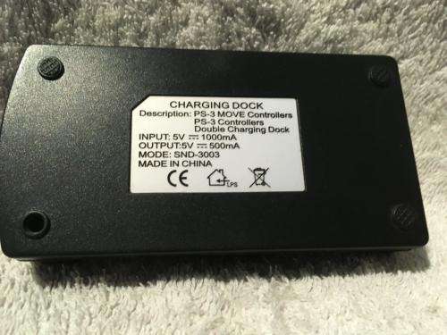 2 Way Playstation Move Charging Station - USB powered