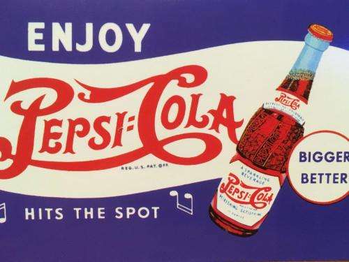 Post Card - Enjoy Pepsi-Cola Bigger Better Hits The Spot - Made In U.S.A. (N.O.S)