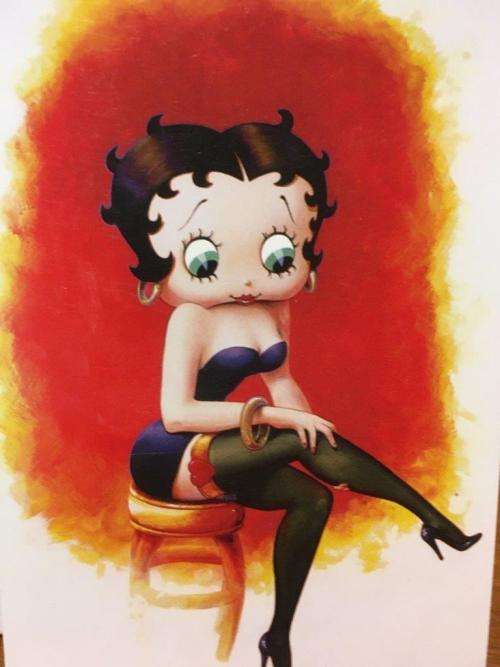 Post Card - Betty Boop Calendar Girl  - Made In U.S.A. (N.O.S)