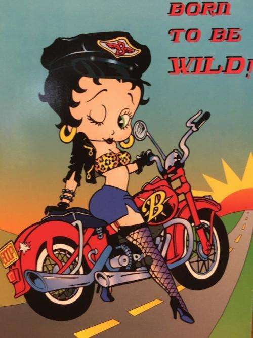 Post Card - Betty Boop Born To Be Wld Boop - Made In U.S.A. (N.O.S)