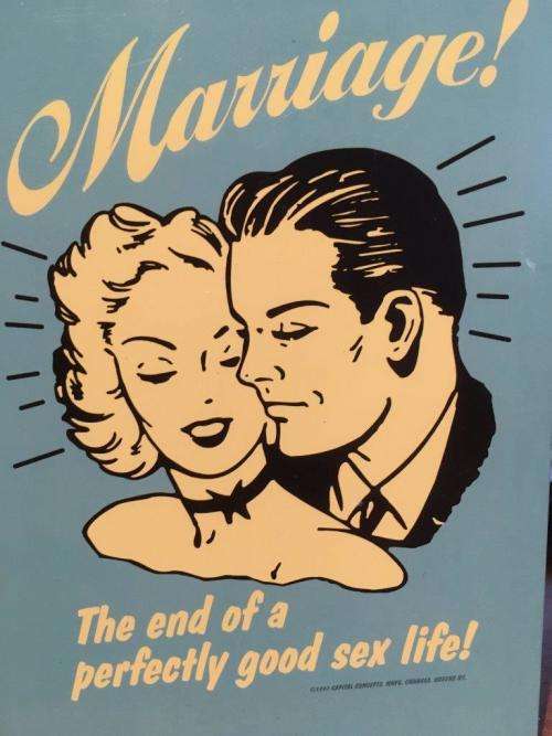 Post Card - Marriage! The End Of A Perfectly Good sex Life!  - Made In U.S.A. (N.O.S)