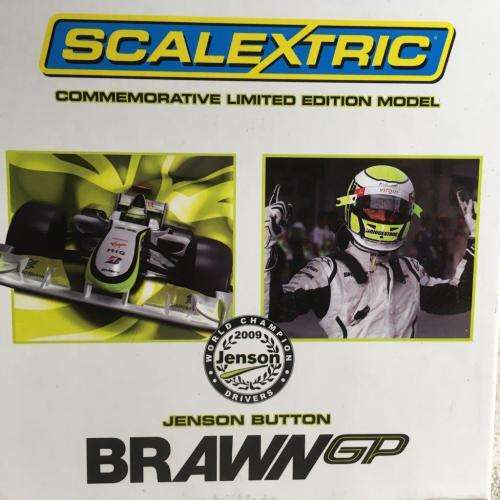Scalextric 1:32 Scale Jenson Button Brawn  (Commemorative Limited Edition 5000 made) Scarce