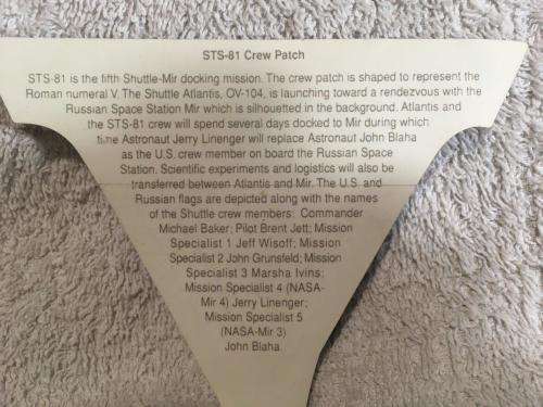 Sticker - STS - 81 Crew Patch Sticker -  NASA Kennedy Space Center (NOS)