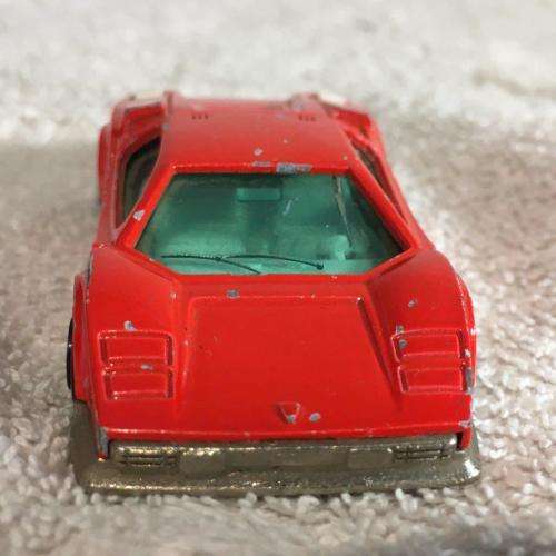 Majorette Lamborghini Countach Red and White 1:56 Scale #237 France