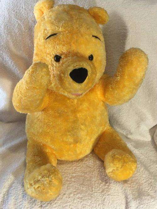 Very Large Talking Winnie The Pooh `Love To Hug` - Fischer Price Disney Mattel 2003 +-52cm