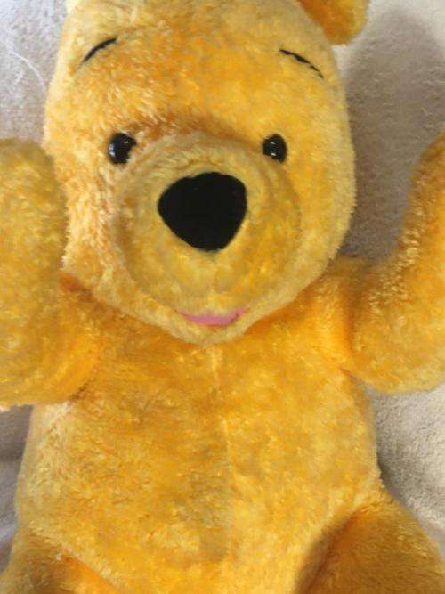 Very Large Talking Winnie The Pooh `Love To Hug` - Fischer Price Disney Mattel 2003 +-52cm