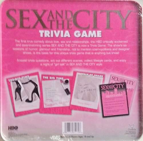 Sex and The City Trivia Game - Cardinal HBO in A Tin