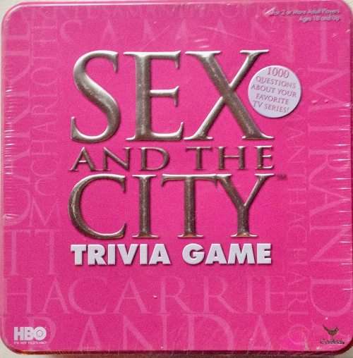Sex and The City Trivia Game - Cardinal HBO in A Tin