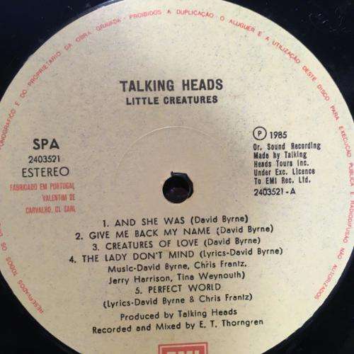 LP - Talking Heads - Little Creatures