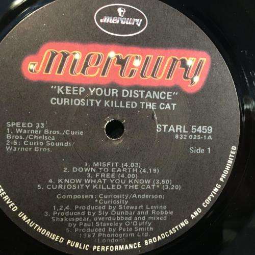 LP - Curiosity Killed The Cat - Keep Your Distance