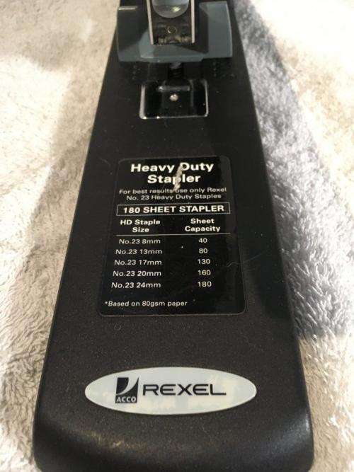 Rexel Heavy Duty Stapler = This listing is for Charles Horner