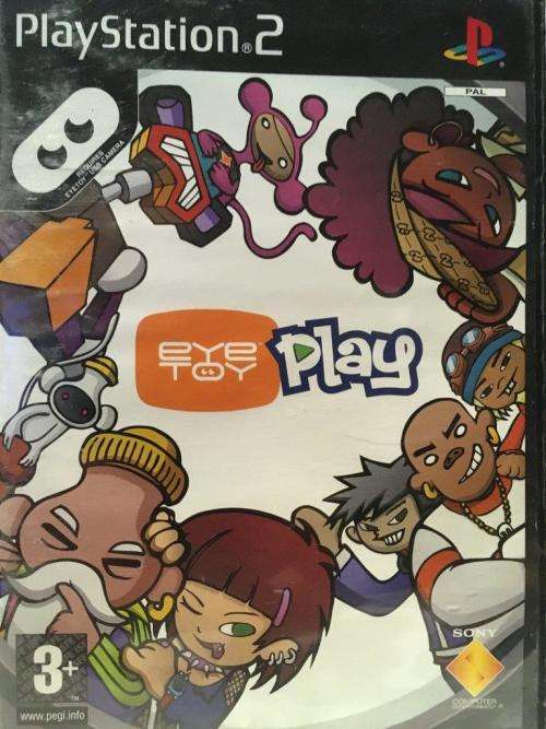 PS2 - Eyetoy Sony Camera Silver + 4 Games