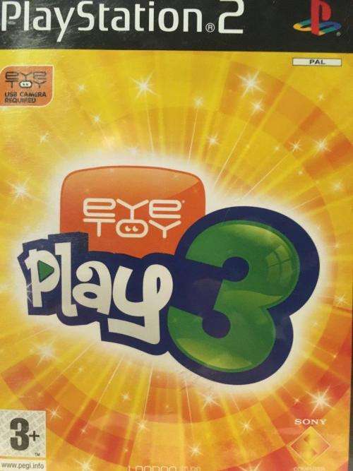 PS2 - Eyetoy Sony Camera Silver + 4 Games
