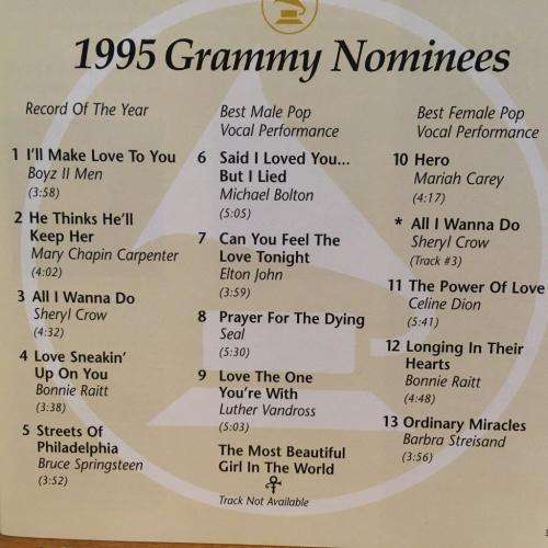 CD - 1995 Grammy Nominees