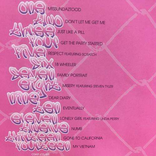 CD - Pink - Missunderstood