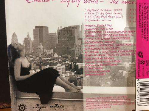 CD - Emilia - Big Big World The Mixes (Single)
