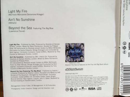 CD -  Will Young - Light My Fire (Single)
