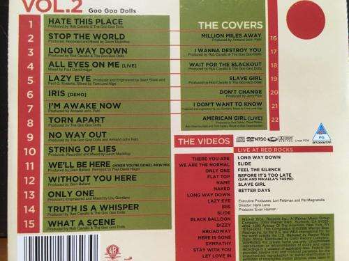 CD - Goo Goo Dolls - Vol.2 (Cd & Dvd)