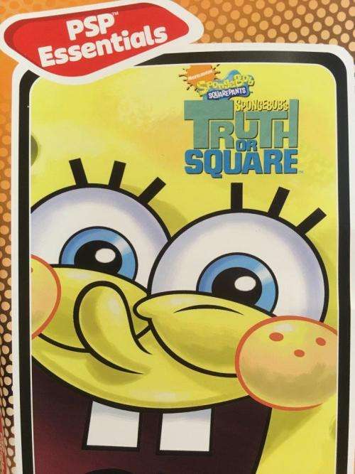 PSP - SpongeBob`s Truth or Square - PSP Essentials
