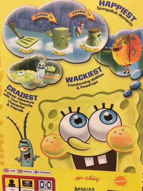 PSP - SpongeBob`s Truth or Square - PSP Essentials