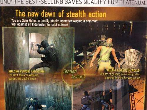 PS2 - Tom Clancy`s Splinter Cell Pandora Tomorrow Platinum