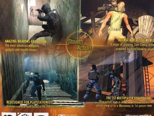 PS2 - Tom Clancy`s Splinter Cell Pandora Tomorrow Platinum