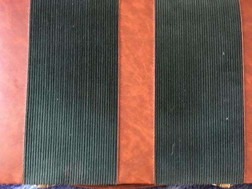 Backgammon In Leatherette & Corduroy Brief Case