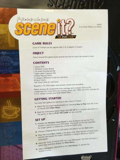 Friends - Scene it? The DVD Board Game