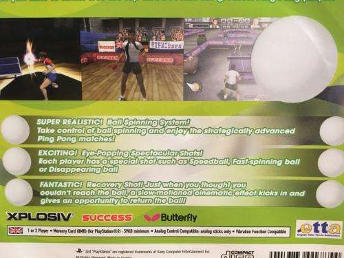 PS2 - SpinDrive Ping Pong