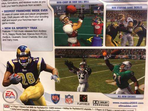 PS2 - Madden NFL 2003