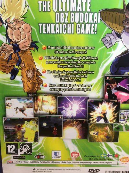 PS2 - Dragon Ball Z Budokai Tenkaichi 3