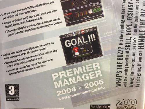PS2 - Premier Manager 2004 - 2005