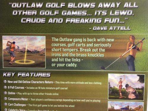 PS2 - Outlaw Golf 2