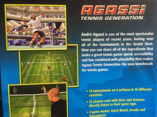 PS2 - Agassi Tennis Generation