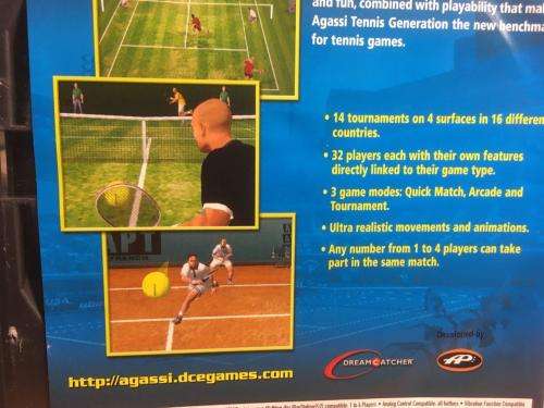 PS2 - Agassi Tennis Generation