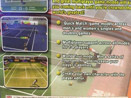 PS2 - International Tennis Pro