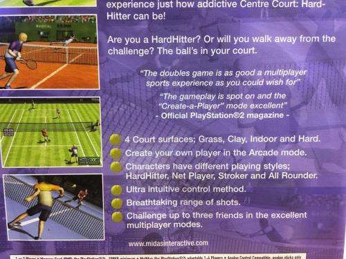 PS2 - Centre Court Hard Hitter