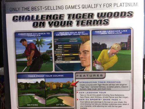 PS2 - Tiger Woods PGA Tour 2005 - Platinum
