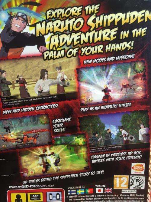PSP - Naruto Shippuden Legends Akatsuki Rising - PSP Essentials