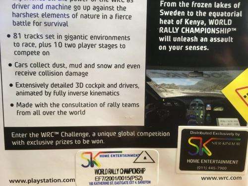 PS2 - World Rally Championship